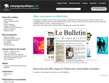 Tablet Screenshot of campagnepublique.com